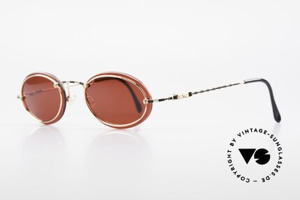 Cazal 770 90er Vintage Sonnenbrille Oval, auf den 1. Blick minimalistisch; jedoch sehr raffiniert, Passend für Herren und Damen