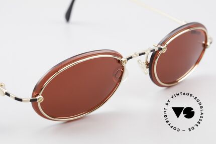 Cazal 770 90er Vintage Sonnenbrille Oval, KEINE Retrobrille, sondern ein echtes 90er ORIGINAL, Passend für Herren und Damen