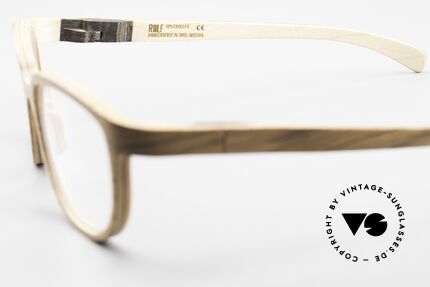 Rolf Spectacles Flavia 05 Brillenfassung Aus Purem Holz, Größe: medium, Passend für Damen