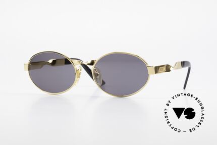 Moschino M29 Eingedrehte Sonnenbrille Oval, ovale vintage Sonnenbrille von Moschino by Persol, Passend für Damen