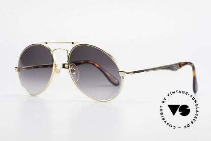 Bugatti 11911 80er Herren Luxus Sonnenbrille, keine Tropfen- od. Aviatorform, sondern Bugatti, Passend für Herren