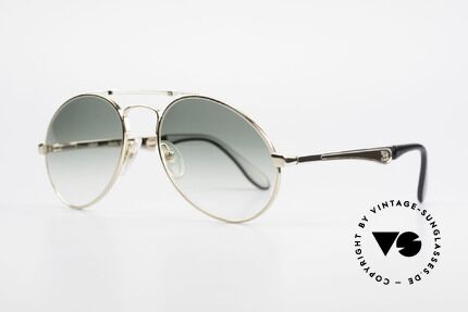 Bugatti 11908 Large 80er Luxus Sonnenbrille, keine Tropfen- od. Aviatorform, sondern Bugatti, Passend für Herren