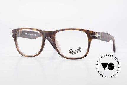 Persol 3051 Zeitlose Designer-Fassung, Persol 3051: neue markante Designerbrille, Größe 52/19, Passend für Herren und Damen