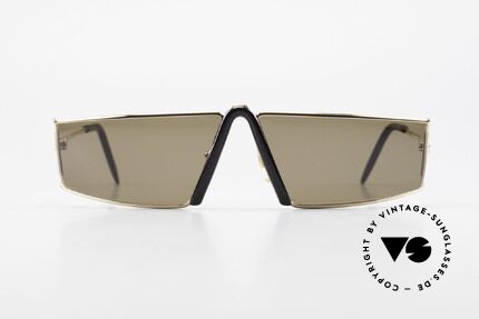 Ferrari F19/S 90er Designer Sonnenbrille, F19/S = designed wie eine übergroße Lesebrille, Passend für Herren