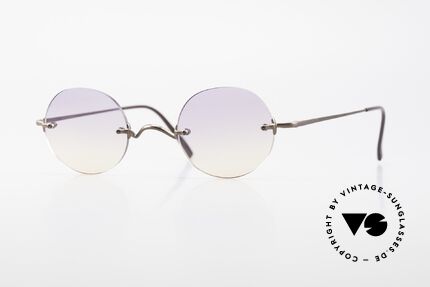 Freudenhaus Flemming Randlose Sonnenbrille Rund, randlose Sonnenbrille von FREUDENHAUS, München, Passend für Herren und Damen