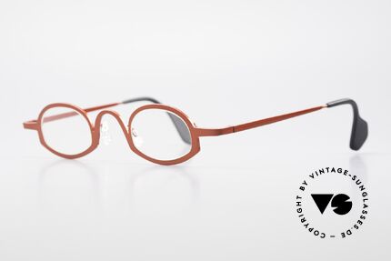 Theo Belgium Ellips Avantgarde Vintage Brille, gemacht für die 'Avantgarde' und für Individualisten, Passend für Herren und Damen