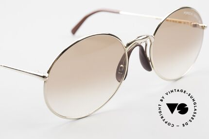 Porsche 5658 Runde Vintage Sonnenbrille, ungetragenen (wie alle unsere vintage Porsche Brillen), Passend für Herren