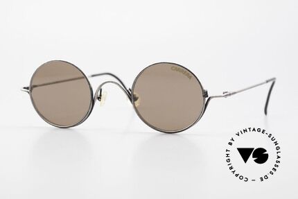 Carrera 5566 Runde Vintage Sonnenbrille, kleine, runde Carrera vintage Unisex-Sonnenbrille, Passend für Herren und Damen