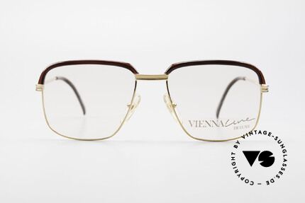 Vienna Line Alte 70er Herren Kombibrille, klassische alte Kombibrille (Metall mit Oberrand), Passend für Herren