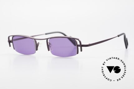 Theo Belgium Winter Damen Sonnenbrille Eckig 90er, damals gemacht für die 'Avantgarde' und Individualisten, Passend für Damen