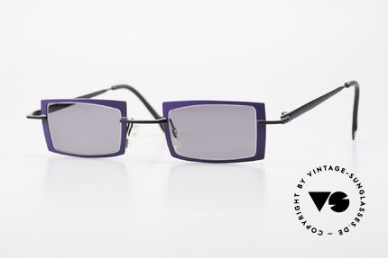 Theo Belgium Arbour Knot Designer Sonnenbrille Violett, Theo Belgium: die eigenwilligste Brillenmarke, weltweit, Passend für Herren und Damen