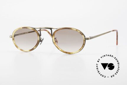 Oliver Peoples MP1 Vintage Designer Brille Oval, vintage Oliver Peoples Sonnenbrille der späten 90er, Passend für Herren und Damen