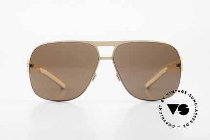 Mykita Clifford 2000er Aviator Vintage Brille, Mykita: die jüngste Marke in unserem vintage Sortiment, Passend für Herren