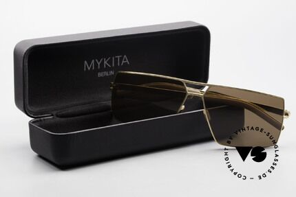 Mykita Viktor Eckige Designer Sonnenbrille, Größe: large, Passend für Herren