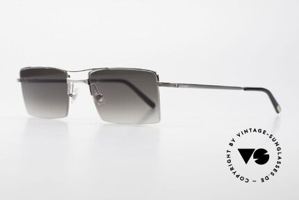 Cartier Semi T-Double Eckige Titanium Sonnenbrille, teures ORIGINAL in scheinbar zeitlosem Design, Passend für Herren