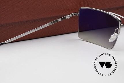 Cartier Semi T-Double Eckige Titanium Sonnenbrille, die ZEISS Sonnengläser sind ggf. austauschbar, Passend für Herren