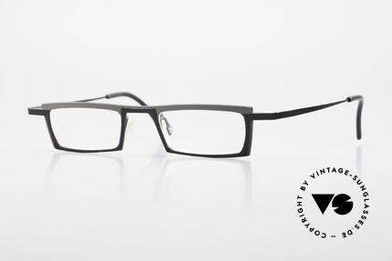 Theo Belgium Langdon Eckige Titanium Brille Herren, eckige Herren Designer Lesebrille von THEO Belgium, Passend für Herren