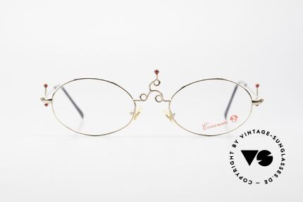 Casanova Arché 1 Kunstbrille 80er Vergoldet, venezianisches Design in Anlehnung an das 18. Jh., Passend für Damen