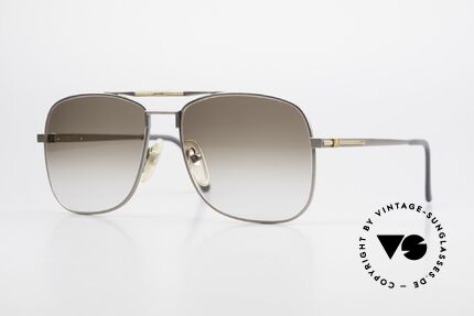 Dunhill 6038 18kt Gold Titan Sonnenbrille, A. DUNHILL Titan-Sonnenbrille mit 18kt Gold-Dekor, Passend für Herren