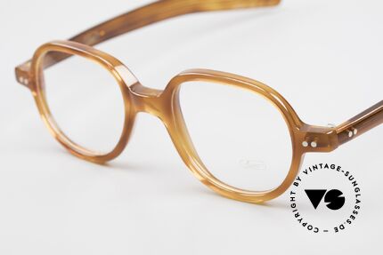 Lunor A50 Runde Acetatbrille Panto Stil, 100% made in Germany, handpoliert, ein Klassiker!, Passend für Herren und Damen