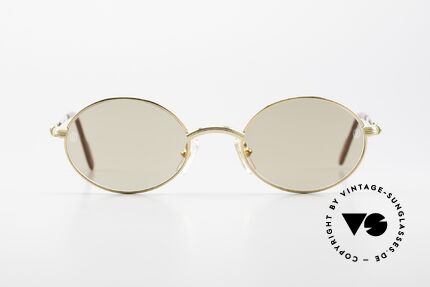 Cartier Sorbonne Ovale Luxus Vintagebrille 90er, edles & zeitloses Design in Größe 49°20, 130mm, Passend für Herren und Damen