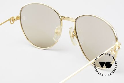 Cartier S Brillants 0,20 ct 80er Diamanten Sonnenbrille, Größe: medium, Passend für Damen