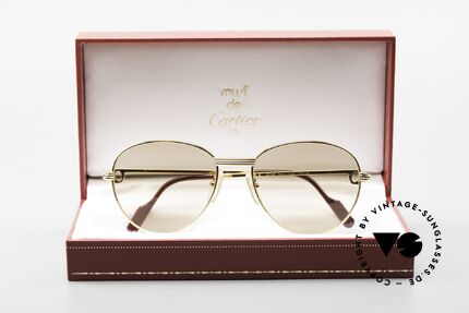 Cartier S Brillants 0,20 ct 80er Diamanten Sonnenbrille, Größe: medium, Passend für Damen