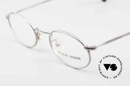 Giorgio Armani 131 Vintage Brille Oval 80er Unisex, ungetragen (wie alle unsere GA Designer-Gestelle), Passend für Herren und Damen