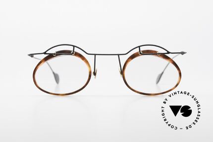 Paul Chiol 06 Kunstvolle Designerbrille 90er, ein Synonym für anspruchsvolle Brillenfassungen, Passend für Herren und Damen