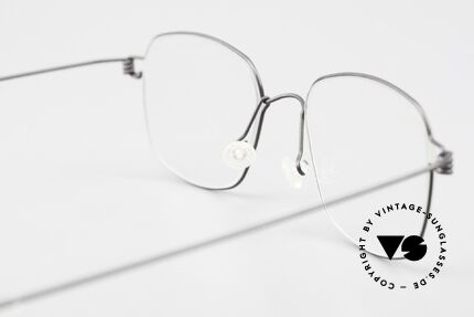 Lindberg Santi Air Titan Rim Klassische Titan Herrenbrille, eleganter Rahmen ohne Schrauben, Nieten oder Lötungen, Passend für Herren