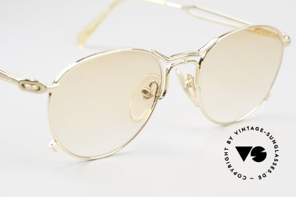 Jean Paul Gaultier 55-2177 Vergoldete Sonnenbrille 90er, ungetragen (wie alle unsere vintage GAULTIER Brillen), Passend für Herren und Damen