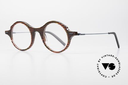 Theo Belgium Brambor Azetat Metall Designerbrille, großartiges Brillendesign und Rahmen-Muster, Passend für Herren und Damen