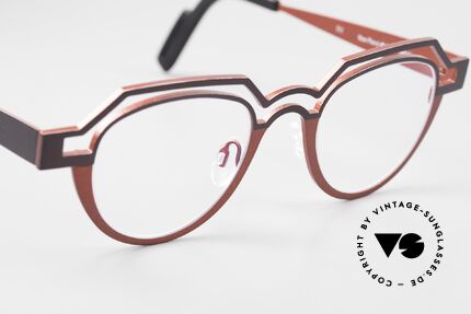 Theo Belgium Percé Designerbrille Panto Titanium, ungetragen (wie alle unsere vintage Theo Brillen), Passend für Herren und Damen