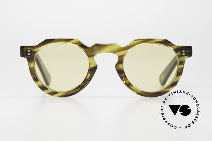 Lesca Crown Panto 8mm Sonnenbrille Upcycling, neue LESCA Sonnenbrille aus altem vintage Acetat, Passend für Herren und Damen