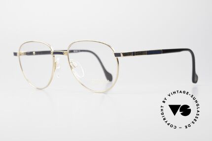 S.T. Dupont D005 90er Luxus Panto Brille Herren, äußerst edel (alle S.T. Dupont Modelle sind vergoldet), Passend für Herren