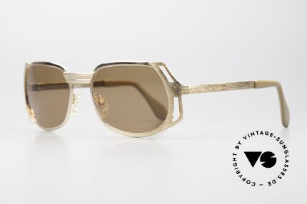 Neostyle Boutique 308 60er Sonnenbrille Vergoldet, die komplette Fassung ist vergoldet, Größe 54-18, Passend für Herren und Damen