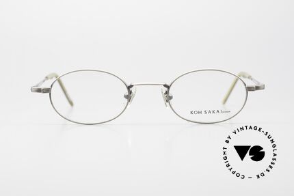 Koh Sakai KS9701 Sonnenclip Brillenfassung 90er, Größe: small, Passend für Herren und Damen