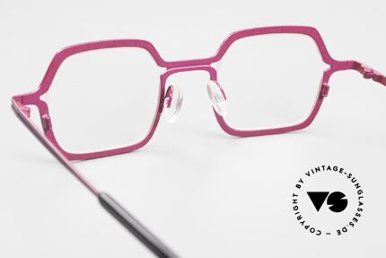 Theo Belgium Line Damenbrille Pink Metallic, Größe: medium, Passend für Damen