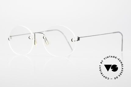 Lindberg Air Titan 213 Randlose Brille Variabel, somit fast endlos viele Glasformem & Größen möglich, Passend für Herren und Damen