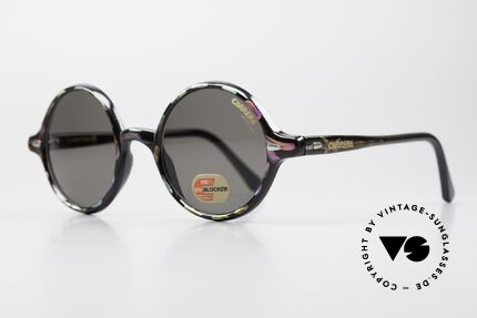 Carrera 5504 Runde 90er Brille Limited, LIMITED '17' EDITION (sieht aus wie handbemalt), Passend für Herren und Damen
