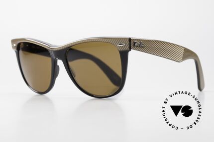 Ray Ban Wayfarer II Original USA B&L Wayfarer, berühmte Filmsonnenbrille der 80er Jahre; Kult!, Passend für Herren und Damen