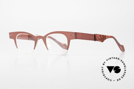 Theo Belgium Trente Designerbrille Von 2010, Avantgarde-Brille für Damen & Herren zugleich, Passend für Herren und Damen