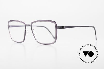 Lindberg 9741 Strip Titanium Damenbrille Vintage Brille, bezauberndes Rahmendesign (leicht violett koloriert), Passend für Damen