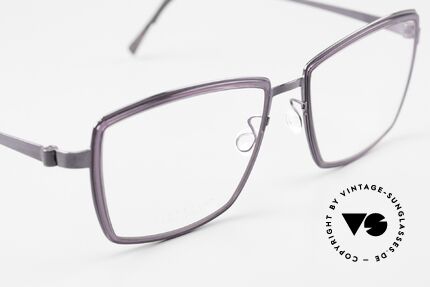 Lindberg 9741 Strip Titanium Damenbrille Vintage Brille, ungetragenes Designerstück mit orig. Etui von Lindberg, Passend für Damen