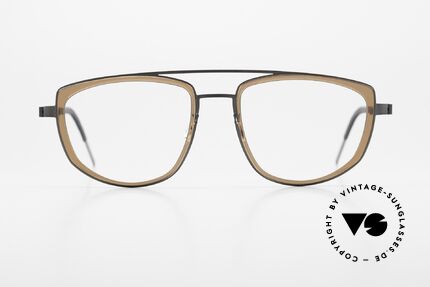 Lindberg 9735 Strip Titanium Damenbrille Oversized XL, Modell 9735, T407, Größe 54/19, Bügel 135, Color U9, Passend für Damen