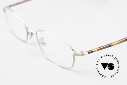 Lunor Club IV 524 AG Brille Eckig In Antik Gold, eine eckige Herrenbrille bzw. Lesebrille für Herren, Passend für Herren