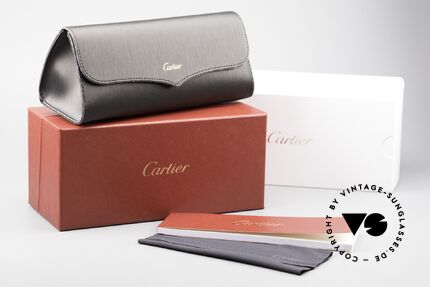 Cartier Santos De Cartier Holzbrille Pilot Polarized, Größe: medium, Passend für Herren