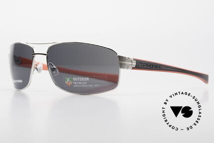 Tag Heuer 0251 Outdoor Herrensonnenbrille Sport, edle, entspiegelte Polykarbonat-Gläser, 100% UV, Passend für Herren