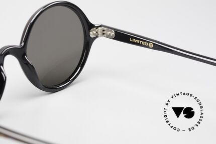 Carrera 5504 90er Brille Limited Round, Sonnengläser können durch optische ersetzt werden, Passend für Herren und Damen