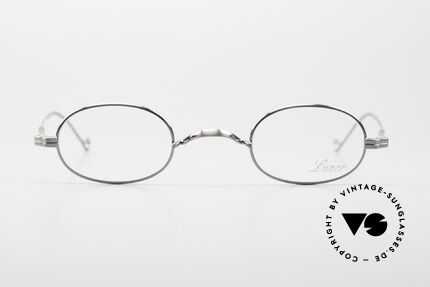 Lunor II 08 Ovale Brille AS Antik Silver, deutsches Traditionsunternehmen; made in Germany, Passend für Herren und Damen